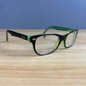 Ray-Ban RB 1555 3665 Green and Black Kids Eyeglasses 46-16-125 FRAMES ONLY